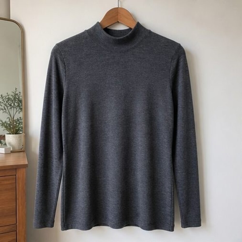 Gray Wrap Blouse